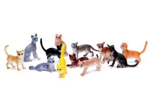 Hot értékesítés népszerű a gyerekek műanyag macska Toys